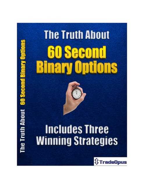 60 sec binary option strategy