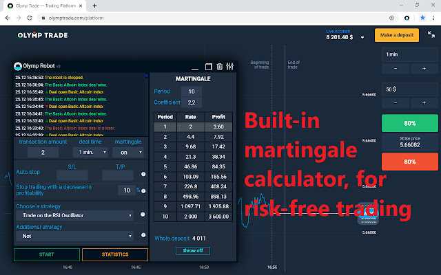 Binary option robot settings