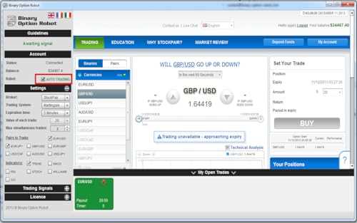 Binary option software free