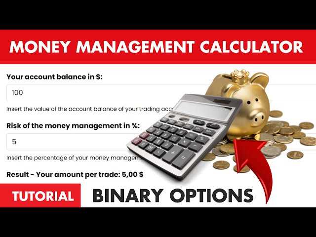 Binary option trading money management