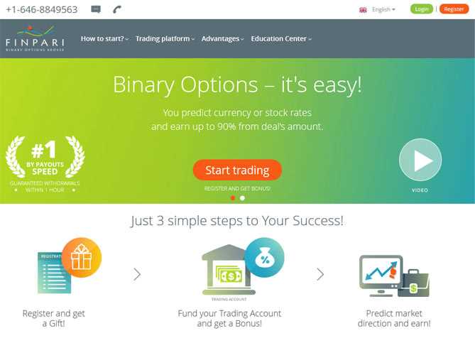 Finpari binary option