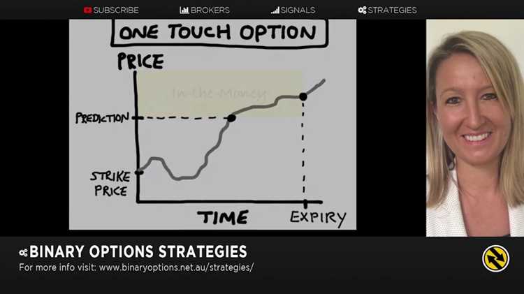 One touch binary option